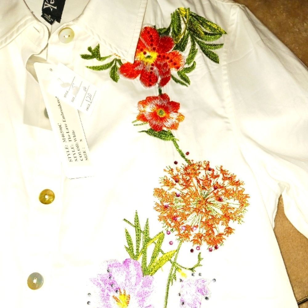 Berek  embroidered blouse size small